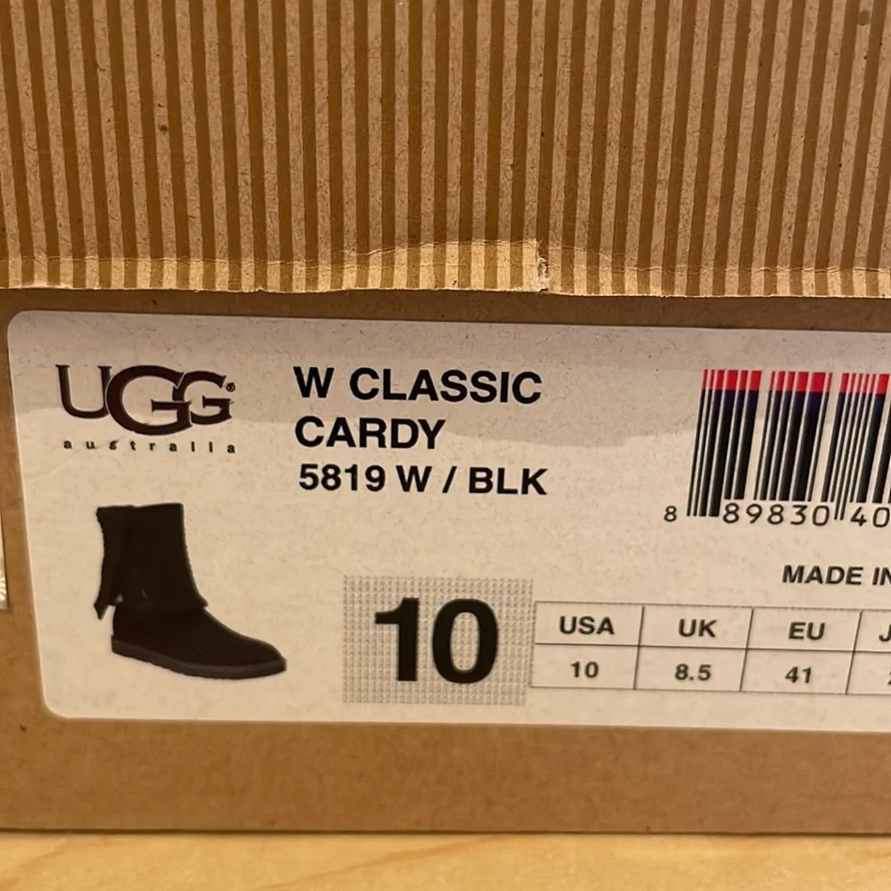 UGG Black Knit Winter Boots - Picture 8 of 8